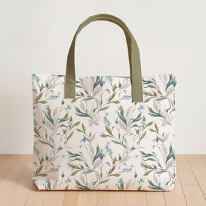 Sac de transport en coton, sac fourre-tout réutilisable en toile avec poignées confortables pour le shopping et les voyages - Product Image 2
