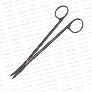 Tijeras Gorney Facelift Serrated CeraCoat (19cm) con Hoja Inferior Curva Microdentada con Recubrimiento Cerámico para Rhytidectomía de Vaslcare - Product Image 5