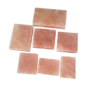 Briques de sel de l'Himalaya faites à la main, blocs de cristal naturel pour sauna, salles de sel, panneaux muraux intérieurs de spa - Product Image 1