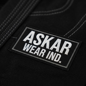 ชุดยิวยิตสูสีดำสำหรับทุกเพศ ยี่ห้อ ASKAR ผลิตจากผ้าฝ้าย ทนทาน เหมาะสำหรับฝึกซ้อมศิลปะการต่อสู้ - Product Image 3