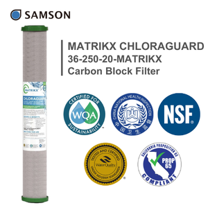 Filtre à charbon actif MATRIKX CHLORAGUARD 36-250-20 20 pouces - Product Image 5
