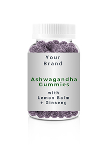 Gummies d'Ashwagandha de Qualité Supérieure à Prix Abordable, Très Demandées, avec Mélisse et Ginseng en Forme de Baie, pour Usage Quotidien et Soutien Anti-Stress Adulte - Product Image 1