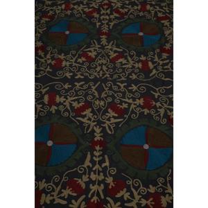 ผ้าห่มควิลท์คันธาซูซานีทำมือ เป็นมิตรกับสิ่งแวดล้อม ซักได้ ลายดอกไม้ปักสไตล์โบโฮอินเดีย ผ้าคลุมเตียง ผ้าห่ม - Product Image 4