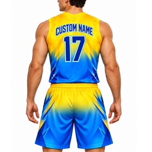 Uniforme de Baloncesto Personalizado con Nombre y Número, Jersey Transpirable con Elasticidad en Cuatro Direcciones para Juegos y Entrenamientos - Product Image 2
