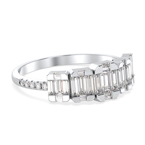 Anillos de compromiso de moissanita de 0.95 quilates REYES a precio mayorista en plata de ley 925, regalo de boda de lujo, joyería fina para mujer - Product Image 3