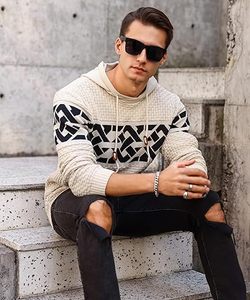 Sudadera con Capucha, Mezcla de Poliéster y Algodón, Gruesa, Cálida, Invernal, Ecológica, Transpirable, Ropa Deportiva, Informal, para Gimnasio - Product Image 4