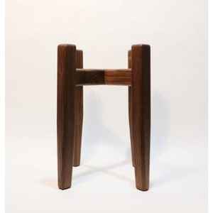 Support à plantes en bois artisanal, pour intérieur et extérieur, étagère à fleurs à plusieurs niveaux, présentoir à plantes en bois naturel, décoration intérieure - Product Image 2