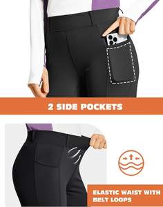 Pantalones de Montar a Caballo Personalizados, Pantalones de Equitación Elásticos Profesionales, Transpirables y Cómodos para Entrenamiento - Product Image 4