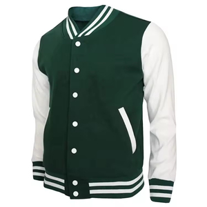 Hot Selling Wholesale <b>Mens</b> Baseball Varsity Jacket Super Dry Custom Windbreaker Letterman Coat Plus Size Outerwear - Product Image 2