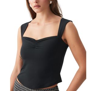 Débardeur court d'été personnalisé pour femme, en Spandex, coupe ajustée, sexy, respirant, pour club, course et yoga, couleurs et tailles personnalisables, vente en gros - Product Image 1