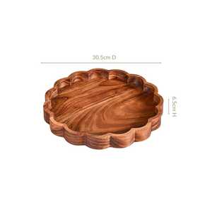 Modern Stylish Rustic Wooden Decorative Trays Rectangle Handcrafted Multi-Functional Serving Platter Wood Handicraft Serving - Product Image 2
