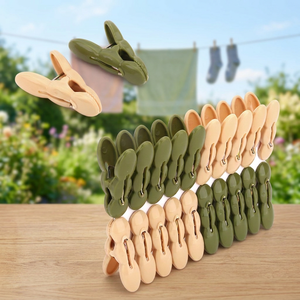 Pinces à linge écologiques HALO en plastique antidérapantes, pinces à linge pour la maison, clips pour suspendre les sacs alimentaires - Product Image 4