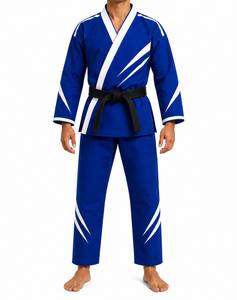 Lightweight 100% Cotton Karate Jacket Trousers Set Custom Design Dojo Uniform Customized Printing Unisex Adult <b>Martial</b> <b>Arts</b> <b>Wear</b> - Product Image 1