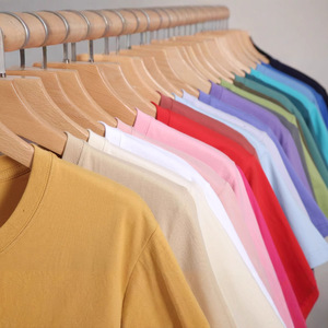 T-shirt à manches courtes pour homme, 100% coton biologique, couleur unie, col rond, coupe classique, tissu tricoté décontracté, disponible en plusieurs couleurs - Product Image 5