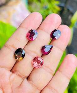 Mélange de pierres précieuses en tourmaline naturelle multicolores facettées pour la fabrication de bijoux, bagues, pendentifs, boucles d'oreilles, pierres de haute qualité - Product Image 6