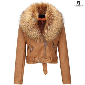 Stylish Women's <b>Real</b> <b>Leather</b> <b>Jacket</b> Soft Genuine <b>Leather</b> Slim Fit Modern Fashion Outerwear for Winter 2026 - Product Image 1