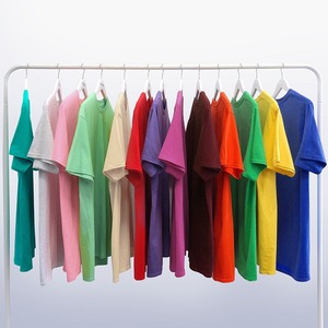 Camiseta de hombre de algodón de primera calidad, transpirable, con logotipo personalizado, tejida, de manga corta, informal, moderna, multicolor, lisa, con cuello redondo. - Product Image 1