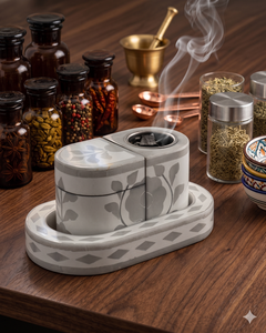 Quemador de incienso Bakhoor decorativo islámico, quemador de incienso árabe antiguo a la venta al mejor precio - Product Image 1
