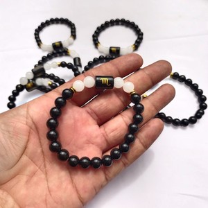 Pulsera de Piedras Preciosas del Zodiaco Escorpio, Cuentas de Cristal Natural con Amuleto Grabado de Escorpio, Joyería Astrológica al por Mayor - Product Image 5