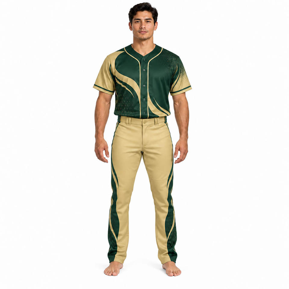 Modern Baseball Clothing Baseball Uniform Classic Button Front Design ...
