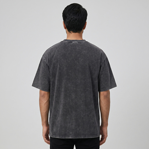 High Quality Best Selling Men's Solid Color Woven 100% Polyester T-shirt for Adults-Anti-Pilling & Quick Dry - Product Image 2