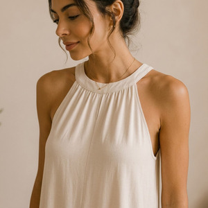 Ensemble de vêtements de détente pour femmes en Tencel respirant, 95% Tencel, 5% élasthanne, ensemble de pyjamas pour femmes, vêtements de nuit et de détente - Product Image 3