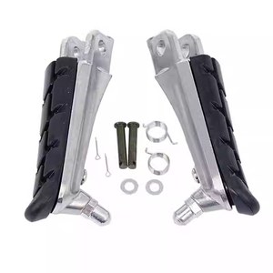 Nouveaux <span class=keywords><strong>repose</strong></span>-pieds avant en aluminium chromé pour moto <span class=keywords><strong>de</strong></span> rue Phantom 150 CB190R/CBF avec design antidérapant - Product Image 1