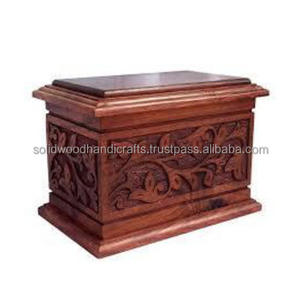 Nouveau design d'urnes de crémation en bois pour adultes urnes funéraires urnes funéraires taille personnalisée fournitures funéraires - Product Image 1