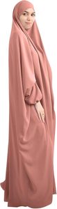 Último Modelo 2026, Abaya de Color Rosa, Ligera y Transpirable, Vestido Largo Musulmán Tradicional, Abayas Lisas para Mujer, Estilo Dubái - Product Image 2