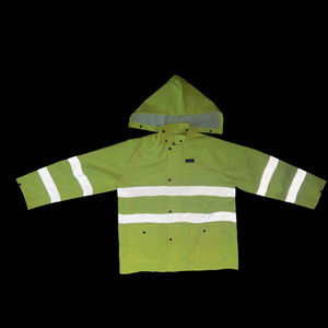 Combinaison de pluie 2 pièces haute visibilité et unie, veste et pantalon de sécurité réfléchissants, imperméables, pour travaux de construction et industriels - Product Image 5