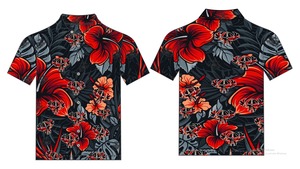 Chemise Hawaïenne Décontractée à Imprimé Floral pour Hommes Adultes, Grande Taille, Tissée, Élégante et Respirante, Séchage Rapide, Tissu Sergé - Product Image 5
