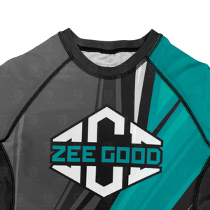 Rashguard de la mejor calidad y material para hombre, ropa de combate, Rashguard de manga corta con estampado personalizado para MMA en venta - Product Image 3