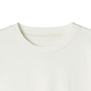 ผู้ผลิตเสื้อยืดคอเต่าแขนสั้นผ้าฝ้าย 100% เป็นมิตรกับสิ่งแวดล้อม รับผลิตตามสั่ง ขายส่ง สีขาว - Product Image 3