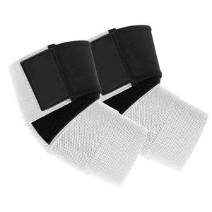 Vendas de neopreno de alta resistencia para levantamiento de pesas, soporte de compresión para codo, transpirables, ligeras y portátiles para entrenamiento. - Product Image 5