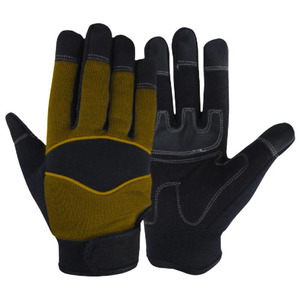 ถุงมือหนังสังเคราะห์อมาราคุณภาพสูง ป้องกันมืออย่างดีเยี่ยมสำหรับช่างและคนงานอุตสาหกรรม เนื้อสัมผัสเรียบเนียน - Product Image 3