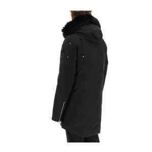 Chaqueta Acolchada de Algodón para Hombre, Cálida para Otoño, con Capucha, Cierre de Cremallera Resistente al Viento, Diseño con Estampado Animal - Product Image 5