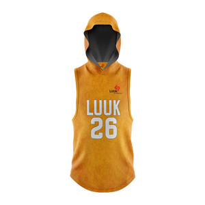 Jersey Personalizado de Fútbol Americano 7v7 para Hombre, Talla Grande, con Capucha, Sin Mangas, Transpirable, Antibacteriano y que Absorbe la Humedad - Product Image 1