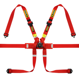 เข็มขัดนิรภัยสำหรับรถแข่ง Beltenick FIA 8853-2016 รุ่น 6 จุด ผลิตจากโพลีเอสเตอร์ขนาด 2 นิ้ว ทนทานสูง สำหรับรถแข่ง รุ่น RCU-1004W - Product Image 1