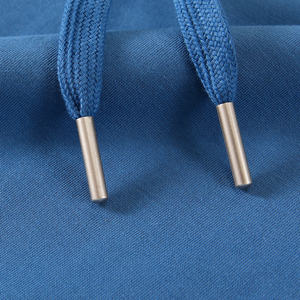 Sudadera con Capucha Negra de 500g, Personalizable con Logotipo, Estilo Urbano, Lisa, de Algodón Grueso, Oversize y Corta para Hombre - Product Image 3