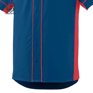 Camiseta de Béisbol Personalizada para Hombre con Tela de Malla Transpirable, Corte Atlético, Diseño con Botones en la Parte Delantera para Deportes de Equipo y Entrenamiento - Product Image 6