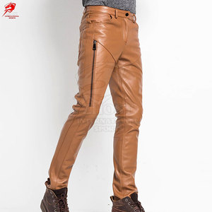 กางเกงหนังผู้ชายสไตล์คลาสสิก ดีไซน์ทันสมัย วัสดุทนทาน สวมใส่สบาย เหมาะสำหรับผู้ชายวัยผู้ใหญ่ - Product Image 2