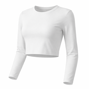Camisetas Cortas de Manga Larga Personalizadas al por Mayor para Mujer - Proveedor y Fabricante OEM en Grandes Cantidades - Product Image 3