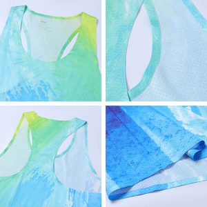 Débardeur de sport pour homme, personnalisable (couleur et logo), imprimé par sublimation, séchage rapide, grandes tailles, meilleur matériau, haute qualité, prix faible MOQ - Product Image 4