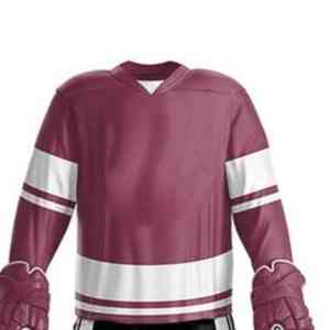 ชุดยูนิฟอร์มฮอกกี้น้ำแข็งสำหรับผู้ชาย แห้งเร็ว ระบายอากาศได้ดี ผลิตจากโพลีเอสเตอร์ 100% พิมพ์ลายดิจิทัล ปรับแต่งชื่อทีมได้ ผ้าตาข่ายเนื้อแน่น - Product Image 2