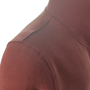 Sudadera con capucha personalizada de 100% algodón para hombre, Sudadera con capucha y cremallera de cara completa con bordado para invierno - Product Image 5