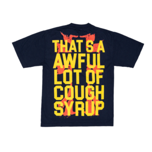 Camisetas de Alta Calidad con Estampado 'Eso es MUCHO jarabe para la tos', 100% Algodón, Clásicas, Holgadas, con Hombros Caídos, para Hombre - Product Image 2