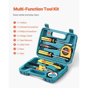 Kit de Primeros Auxilios 2 en 1 y Cables de Arranque, Herramientas Esenciales para Emergencias en Carretera, Kit de Emergencia para Auto, Hogar y Viajes - Product Image 5