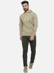 Sudadera con Capucha para Hombre, Corte Regular, Informal, de Algodón Tejido, con Bolsillo, para Otoño - Product Image 2