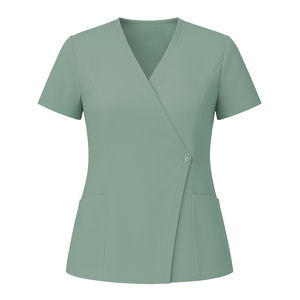 Custom Logo Hot Selling Stretch Nursing <b>Scrub</b> <b>Tops</b> Stylish Custom Made Hot Selling New Arrival Women <b>Scrub</b> <b>Tops</b> for Adult - Product Image 3