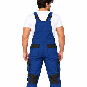 Salopette de travail pour hommes de haute qualité, multipoches, salopette de sécurité, bretelles réglables, pantalon de travail personnalisé pour hommes - Product Image 2